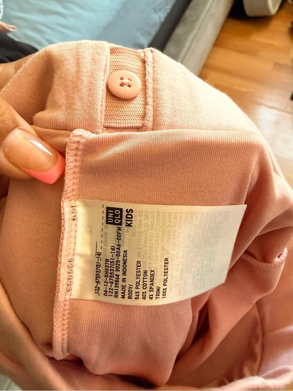Uniqlo Light Pink Pleated Girls' Skort